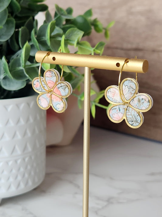 Spinning Floral Hoops