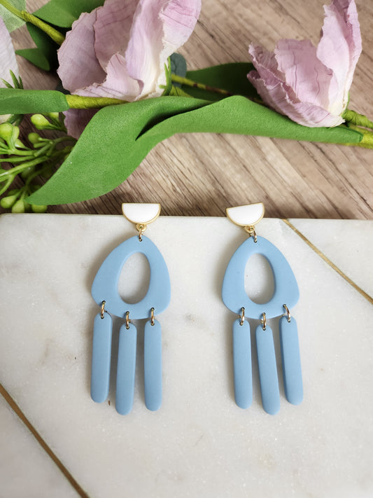 Blue Statement Dangles