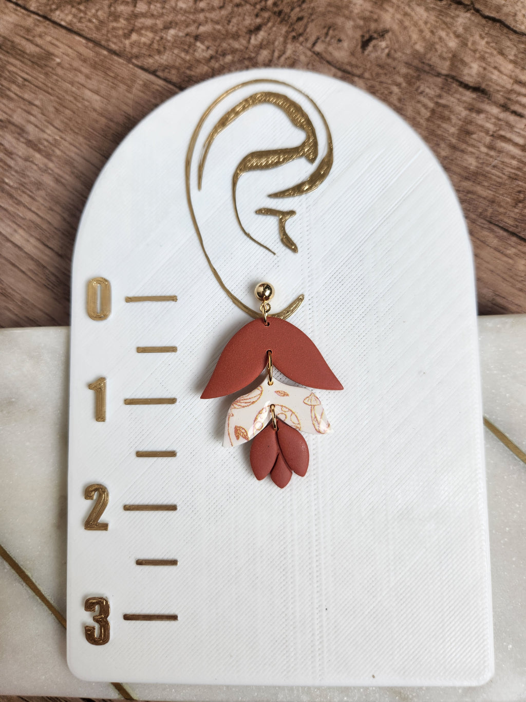 Mushroom Floral Dangles