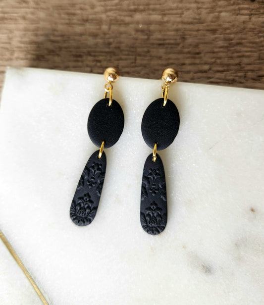 Black Regal Round Drops