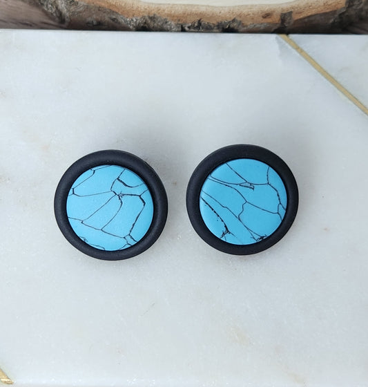 Turquoise Statement Studs