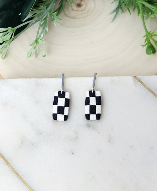 Checkered Block Dangles