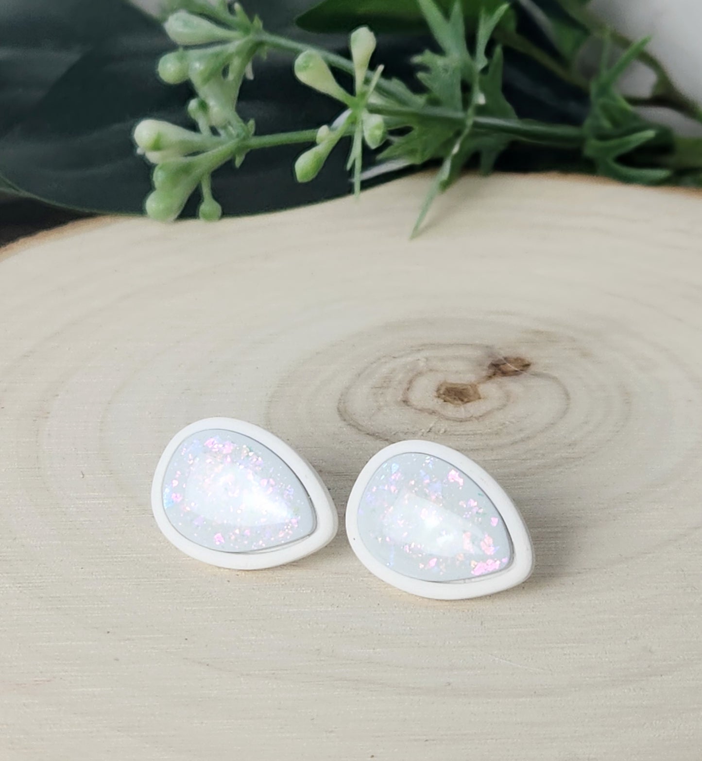 Opal Stud Drops