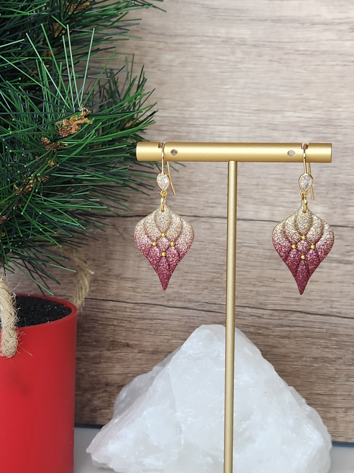 Gradient Drop Ornaments