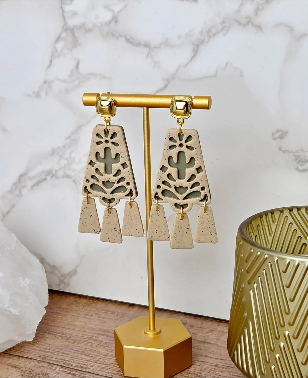 Desert Dust - Statement Earrings