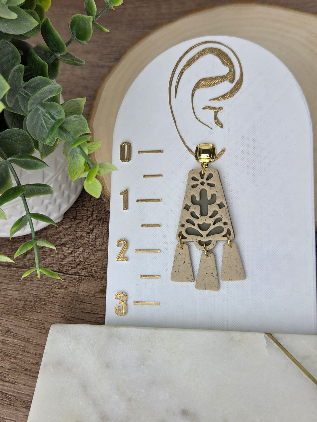 Desert Dust - Statement Earrings