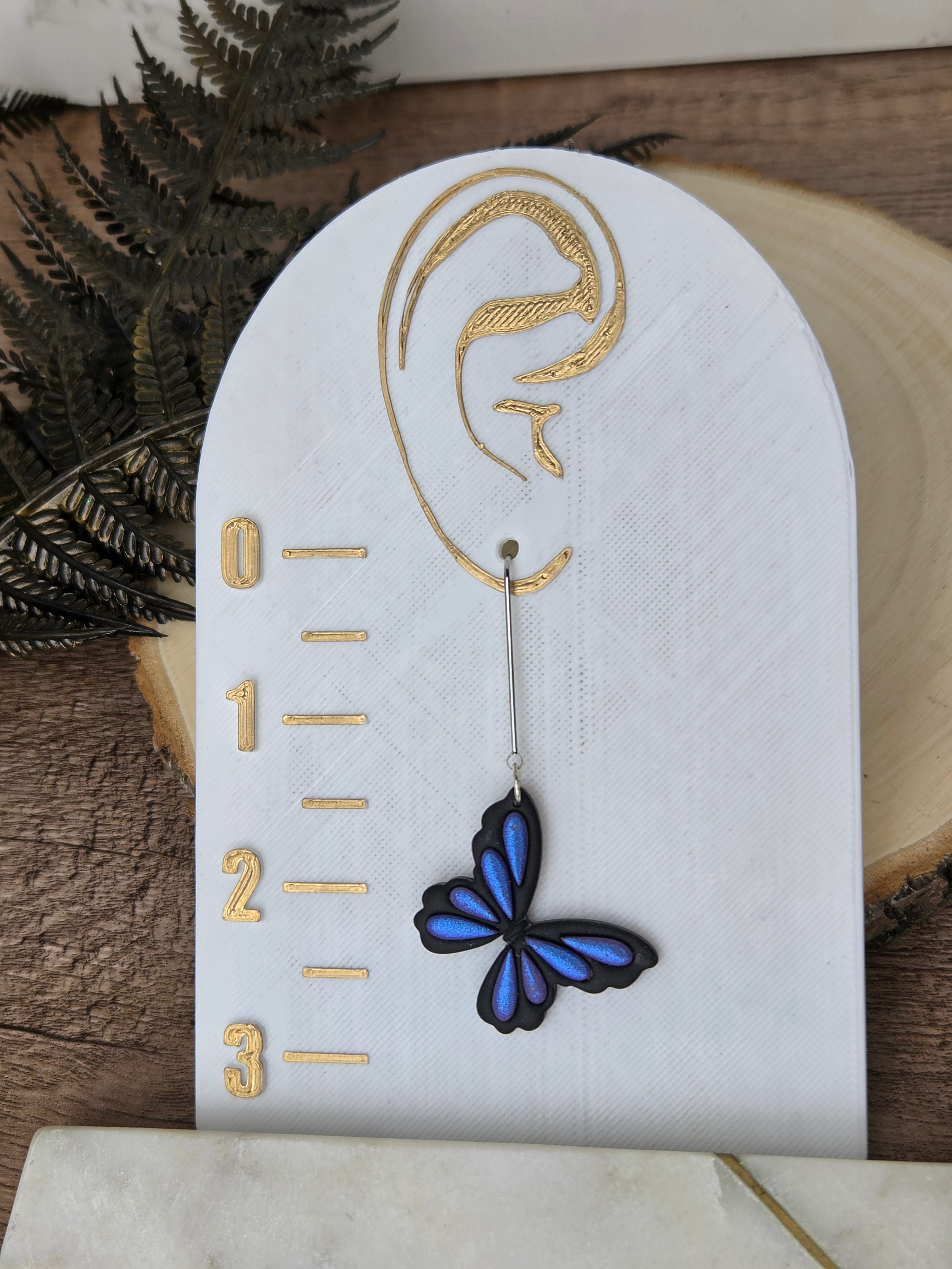 Purple Butterfly - Dangles